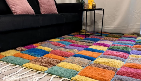 Tapis Boujaad multicolore 150x250cm – Image 5