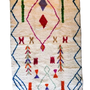 Tapis berbère Azilal coloré 250x150cm